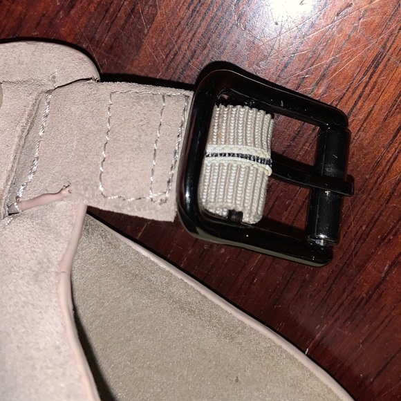 MARC FISHER SUEDE CORK ANKLE STRAP wedges WOMENS size 6 - mint ! - Picture 12 of 16